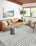 Lahome Abstract Washable 6x9 Rug, Soft Bedroom Rug by Lahome