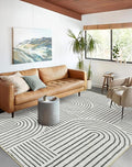 Lahome Abstract Washable Area Rug, 5x7 Rug by Lahome