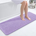 OLANLY Bathroom Runner Rugs 47x17, Soft Absorbent Chenille Bath Rugs, Rubber by OLANLY