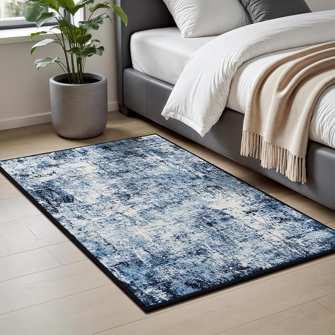 Rugflix 2x4 Entrance Rugs, Entry Rug Washable Non-Slip Stain-Resistant Low Pile - Image 3