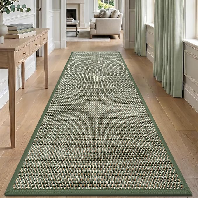DEX Hallway Runner Rug 2x6, Non Slip Rubber Backing Inside Entryway Carpet by DEXI