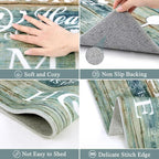 Vaukki Boho Kitchen Rug Sets 3 Pieces, Washable Kitchen Mats - Image 3