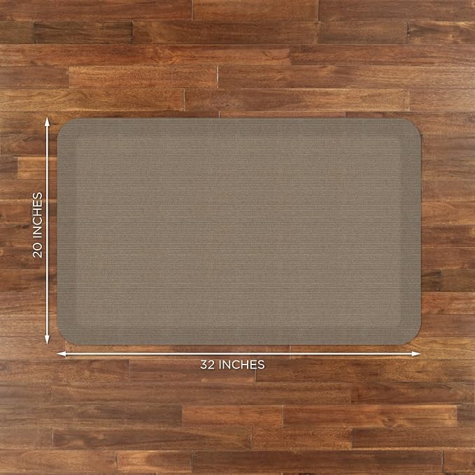 NewLife by GelPro Anti-Fatigue Designer Comfort Kitchen Floor Mat, Grasscloth - Image 7