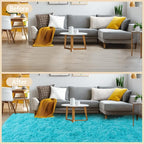 Mugorn 6x9 Rugs for Living Room, Large Fluffy Area Rugs for Bedroom, Soft - Image 7