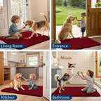 Smiry Dog Door Mat for Muddy Paws 30x20, Absorbent Dirt Trapper, Non-Slip - Image 7