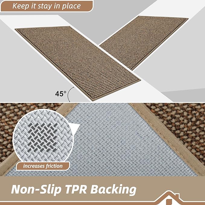 BEQHAUSE Dirt Trapper Door Mat 20" x 32", Non-Slip Washable Doormats Entrance - Image 6