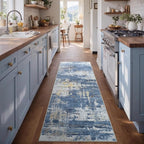 2x6 Ft Washable Runner Rug, Non-Slip Low Pile Hallway Kitchen Area Rug - Image 4