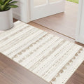 Nakagishi 2X4 Rug Washable Area Rug: Small Soft Boho Farmhouse Neutral Moroccan by NakagishiAreaRug