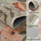 Lahome Floral Hallway Runner Rug Non Slip, Kitchen Runner Stain Resistan Carpet - Image 7