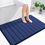 OLANLY Memory Foam Bath Mat 44x32, Super Soft Absorbent Bathroom Rugs, Quick Dry by OLANLY