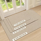 Ultra Thin Door Mat Indoor Entrance 36"x59", Low-Profile Indoor Door Mat - Image 2