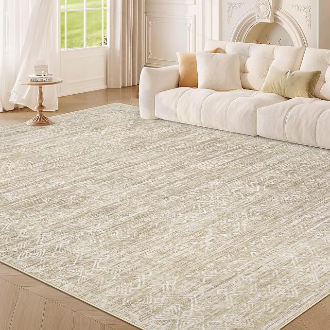 Washable Rug 5x7 Area Rugs: Modern Geometric Rugs - Image 6