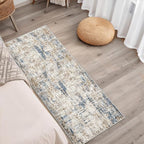 2x5 Non-Slip Washable Runner Rug – Modern Neutral Abstract Small Rug - Image 4