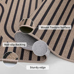 Tangsoo Easy Jute 6x9 Washable Area Rugs - Image 3