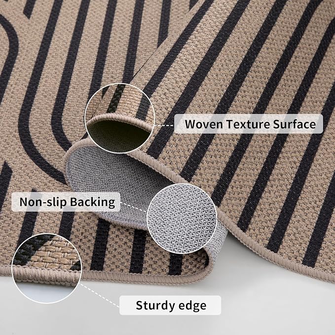 Tangsoo Easy Jute 6x9 Washable Area Rugs - Image 3