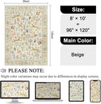 DUKINO 8x10 Rug, Washable Animal Living Room Rug - Image 2