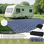 SAND MINE Reversible Mats, Plastic Straw Rug, Modern Area Rug, Large Floor Mat - Image 4