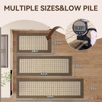 Kitchen Mats for Floor 17"x47", Non-Slip Washable Kitchen Rugs, Absorbent and - Image 2