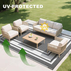 RURALITY Outdoor Rugs 5x8 for Patios Clearance, Waterproof Mats for Porch - Image 6