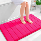 OLANLY Memory Foam Bath Mat 40x24, Super Soft Absorbent Bathroom Rugs, Quick Dry by OLANLY
