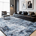 Rugflix 9x12 Area Rugs for Living Room, Washable Large Rug Stain-Resistant Low - Image 9