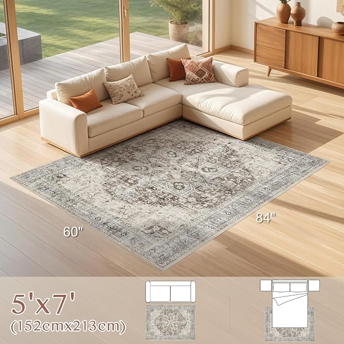 Tortania Area Rug Living Room Rugs - Image 8