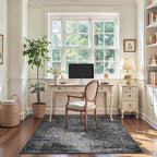 Entryway Rug 3x4 Black Bedroom Area Rug Washable Non Slip Abstract Boho Rugs - Image 5