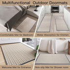 Door Mat 17"x30", Door Mat Indoor Entrance Dirt Resistant and Absorbent - Image 8