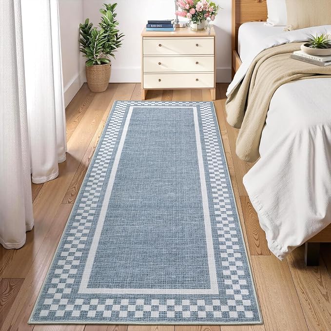 Rug Runners for Hallways 2x8 Washable Kitchen Runner Rug Non Slip Low Pile by GarveeHome