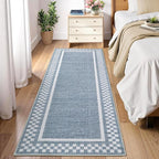 Rug Runners for Hallways 2x8 Washable Kitchen Runner Rug Non Slip Low Pile by GarveeHome