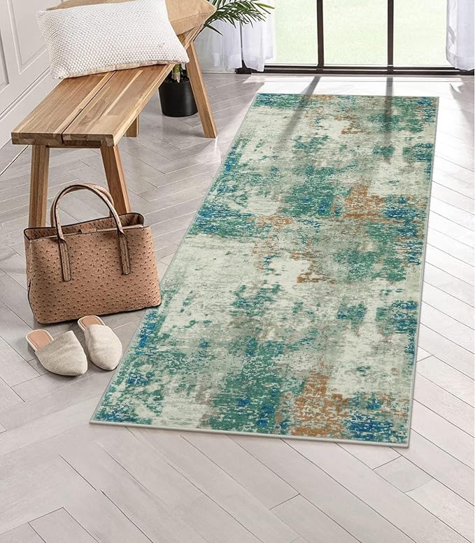 Lahome Modern Abstract Runner Rug by Lahome