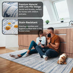 Small Area Rug-2x3 Entryway Rug Non Slip Washable Low Pile Indoor Door Mat - Image 5