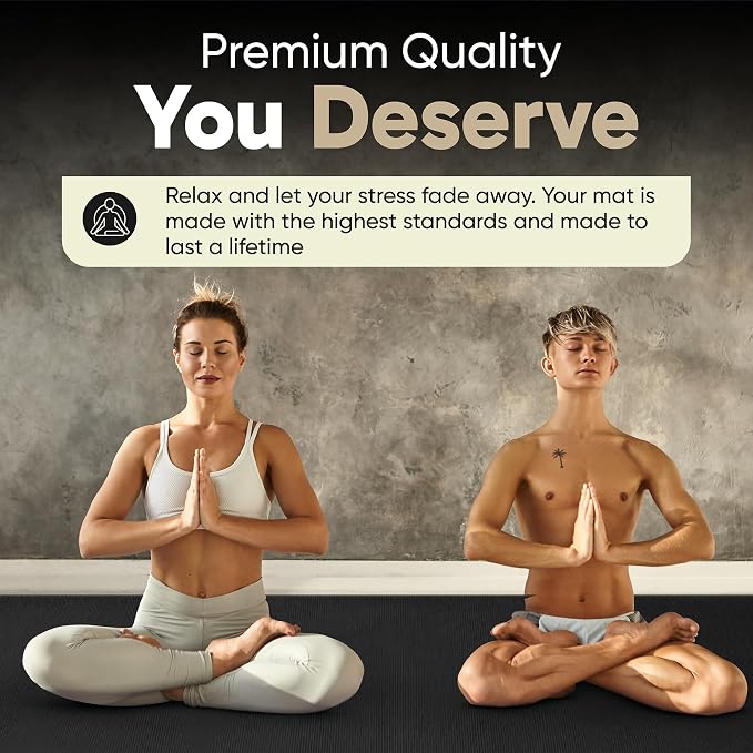 Gorilla Mats Large Yoga Mat – 6'x4', Anti Fatigue, Stretching - Image 7