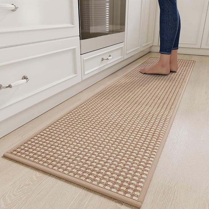 YDKGL Long Kitchen Runner Rugs Kitchen Mat Non Slip Washable, Super Absorbent by YDKGL