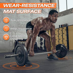 SUPERJARE 0.56'' Thick 36 Pcs 144 Sq Ft Rubber Top Exercise Equipment Mats - Image 6