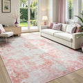 Rugflix 5x7 Area Rugs for Nursery Girls Room, Washable Large Rug by RugflixAreaRugs