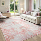 Rugflix 5x7 Area Rugs for Nursery Girls Room, Washable Large Rug by RugflixAreaRugs