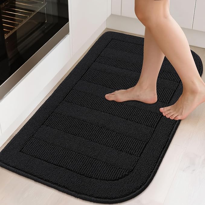 BEQHAUSE 24x40 Inch Kitchen Rug Mat Durable Kitchen Rugs Non-Slip Washable - Image 2