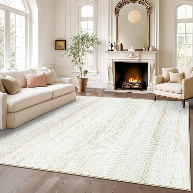 Washable Rug 5x7 Area Rugs: Modern Geometric Rugs - Image 6