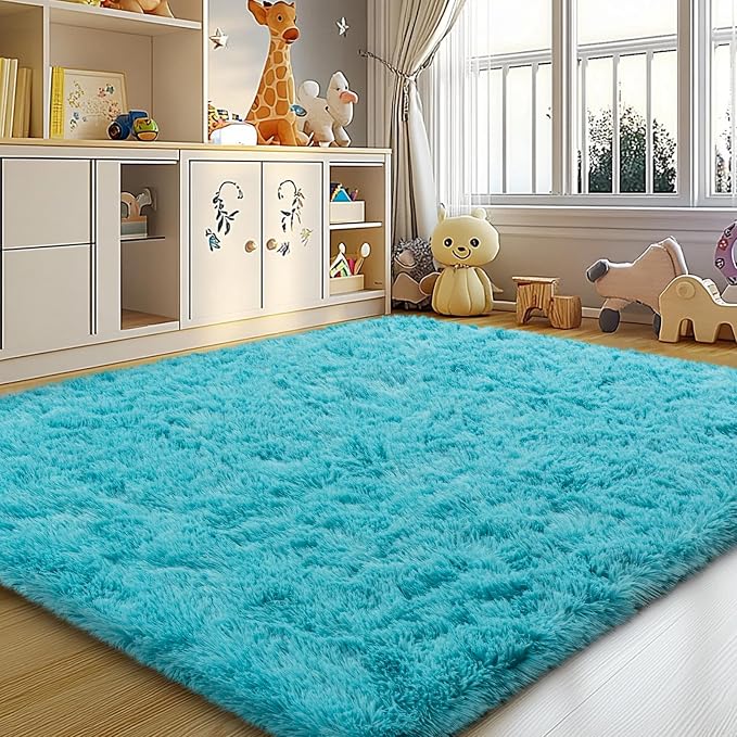 Mugorn 4x6 Rugs for Living Room, Large Fluffy Area Rugs for Bedroom, Soft by MUGORN