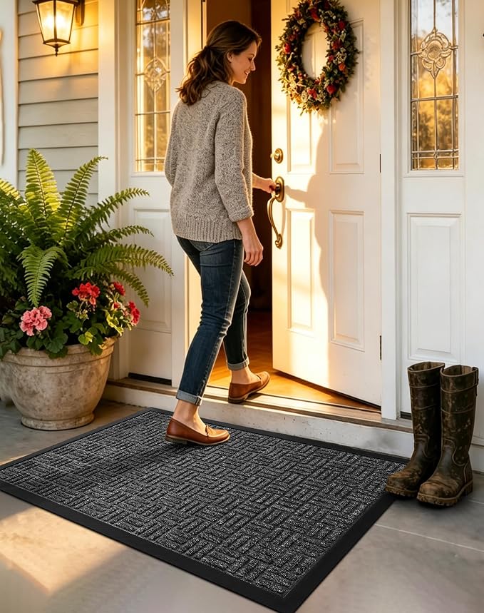 Mibao Front Door Mat, Heavy Duty Durable Welcome Mat - Image 6