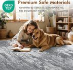 5x7 Ft Area Rugs for Living Room, Soft Non-Slip Washable Rugs Modern Abstract - Image 4
