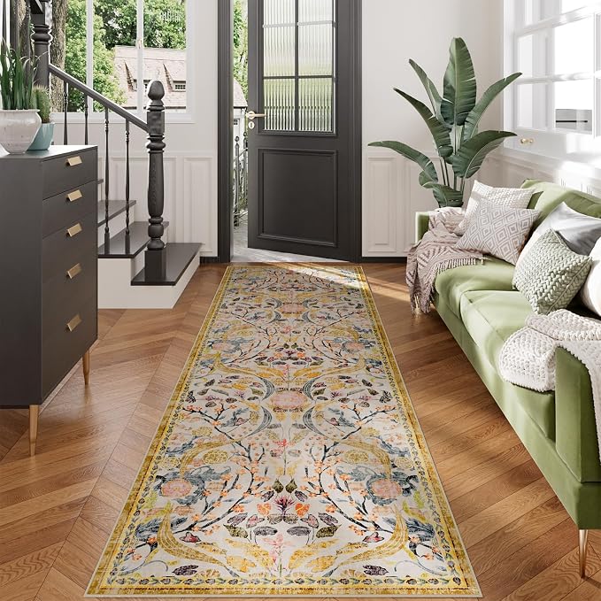 AMTOVO 2.7x8 Runner Entryway Rug - Image 4