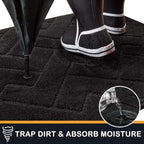 PURRUGS Dirt Trapping Door Mat 34" x 59", Non-Slip Machine Washable Entry Rug - Image 5