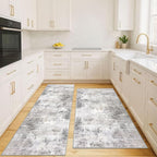 IOHOUZE Abstract Area Rugs and Runners Sets 2x6 and 3x5 Ft, Washable Entryway by iOhouze