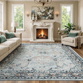 Lofus 9x12 Area Rug for Living Room, Distressed Grey Washable Area Rugs by Lofus