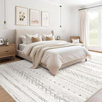 cotiled 9x12 Area Rugs Living Room Rug: Washable Boho Rugs - Image 3