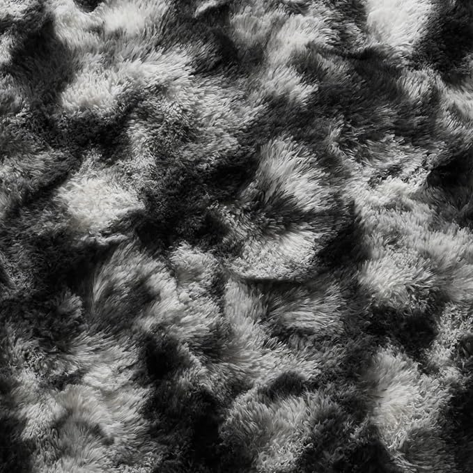 4x6 Ft Shag Area Rug for Bedroom Living Room, Tie-Dyed Ultra Soft Fluffy Furry - Image 8