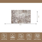 3x5 Washable Entryway Rug – Non-Slip Rubber Backed Small Area Rug - Image 2