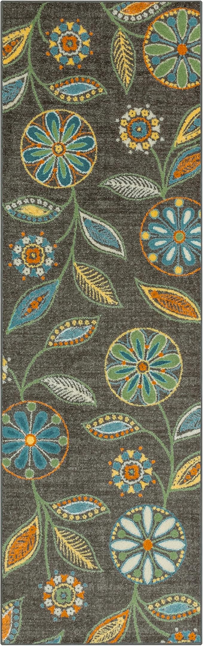 Maples Rugs Reggie Floral Runner Rug by MaplesRugs